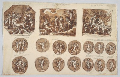 Thetis Observing Vulcan Fabricating the Arms of Achilles by Unknown